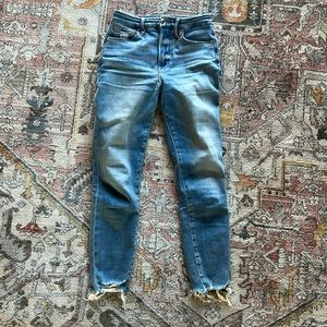 Good American Raw Hem jeans
